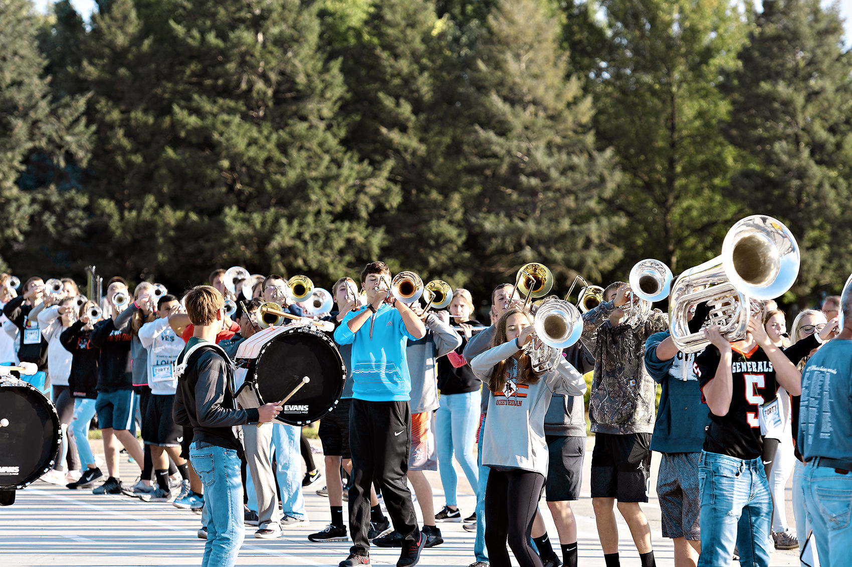 Sibley-Ocheyedan marching band
